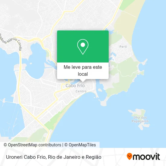 Uroneri Cabo Frio mapa