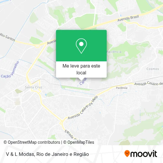 V & L Modas mapa