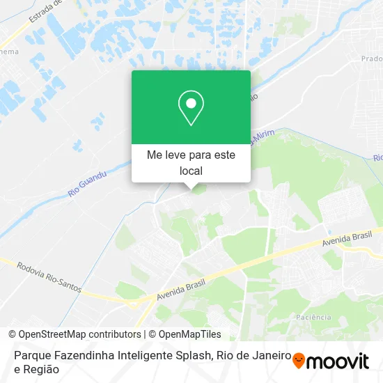 Parque Fazendinha Inteligente Splash mapa