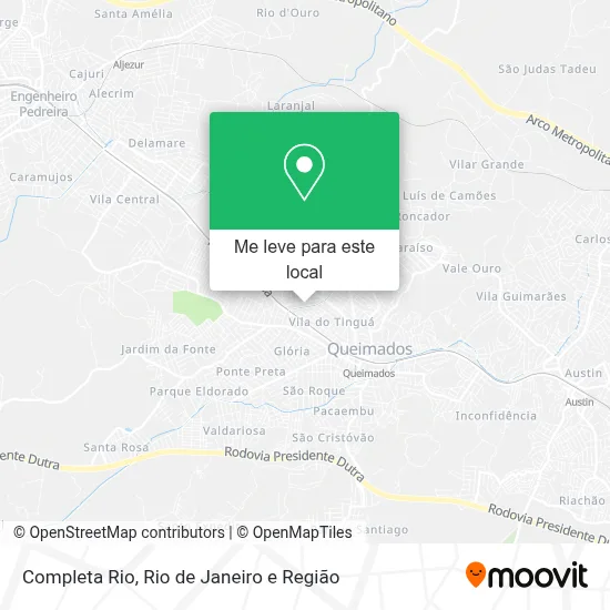 Completa Rio mapa