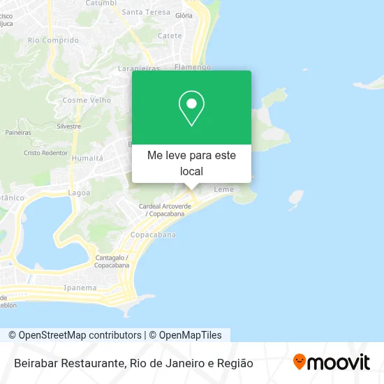 Beirabar Restaurante mapa