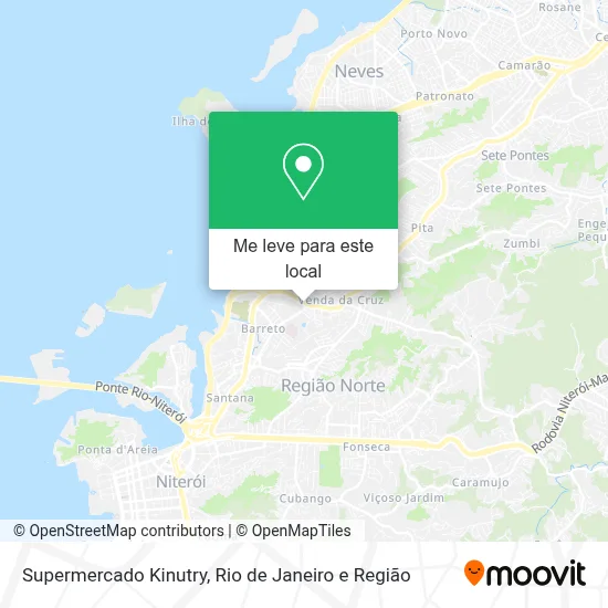 Supermercado Kinutry mapa