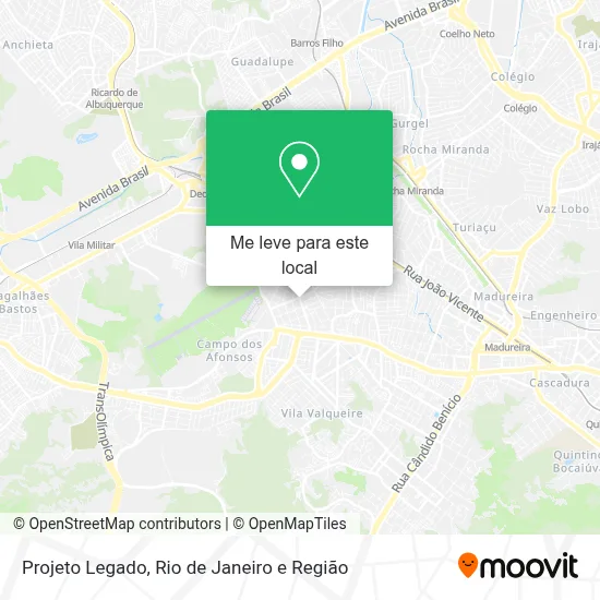 Projeto Legado mapa