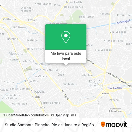 Studio Samanta Pinheiro mapa