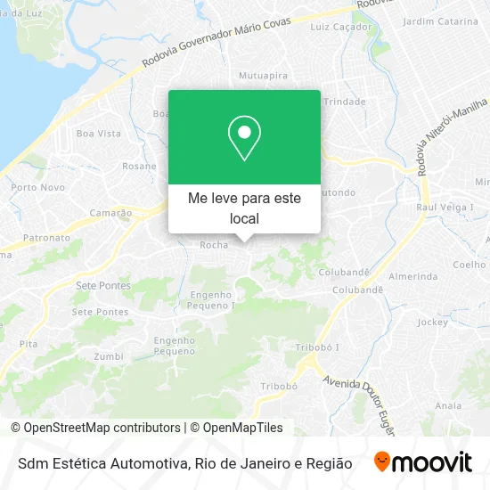 Sdm Estética Automotiva mapa