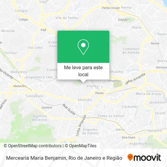 Mercearia Maria Benjamin mapa