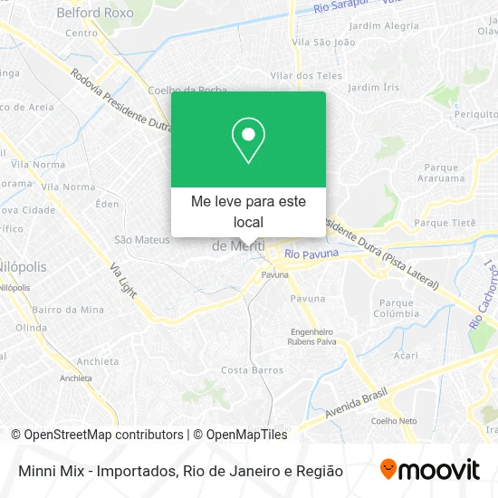 Minni Mix - Importados mapa