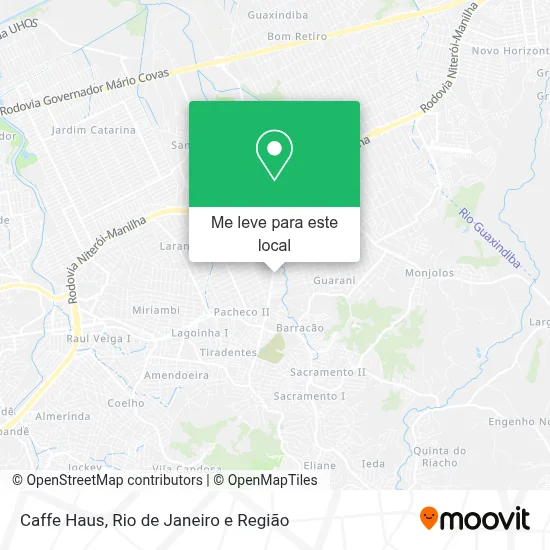 Caffe Haus mapa