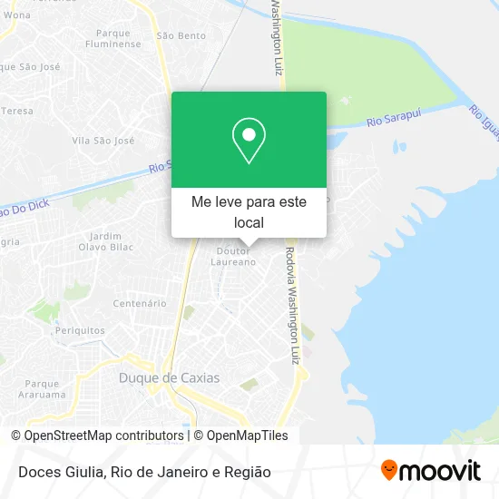 Doces Giulia mapa