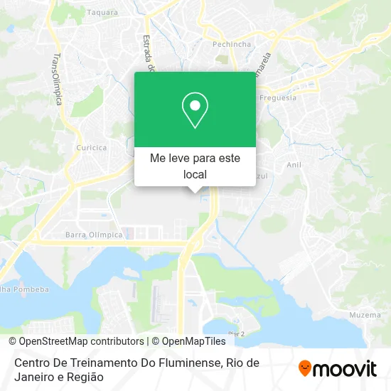 Centro De Treinamento Do Fluminense mapa