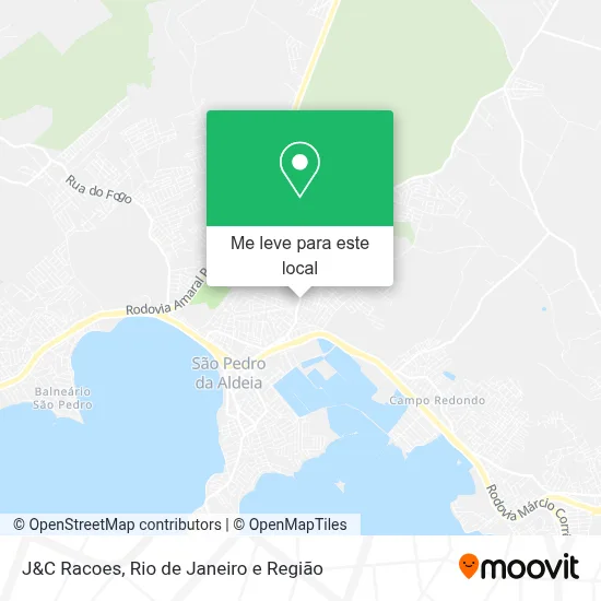 J&C Racoes mapa