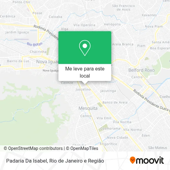 Padaria Da Isabel mapa