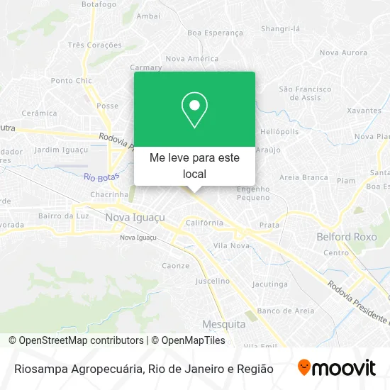 Riosampa Agropecuária mapa