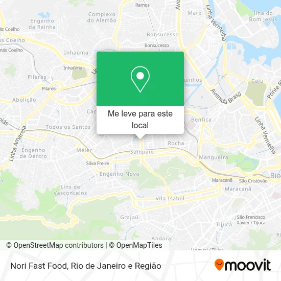 Nori Fast Food mapa