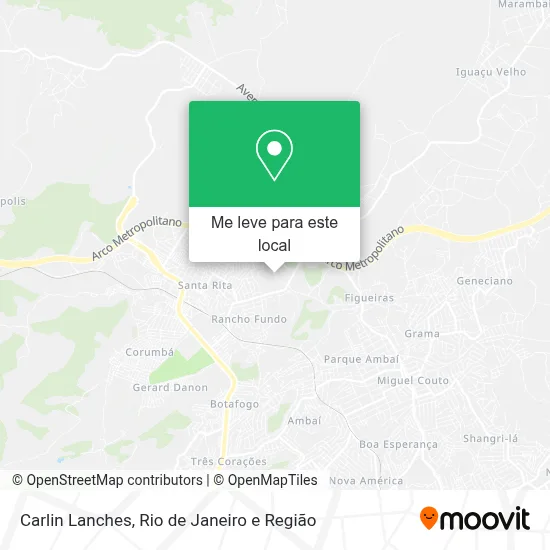 Carlin Lanches mapa
