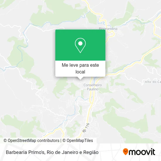 Barbearia Primo's mapa