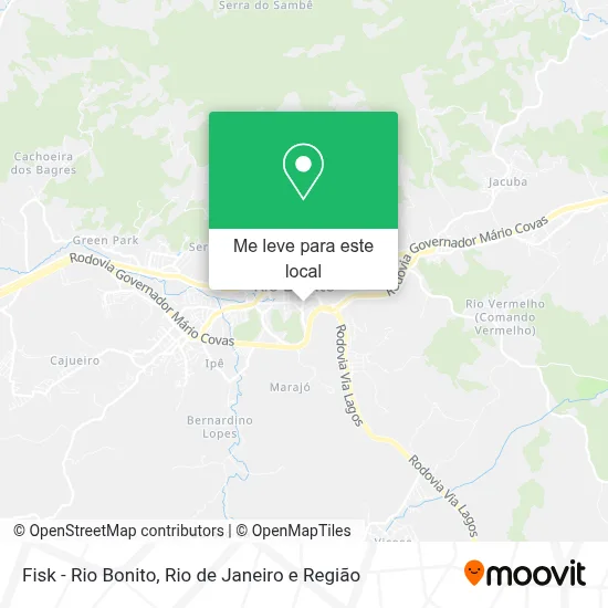 Fisk - Rio Bonito mapa
