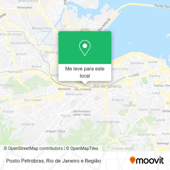 Posto Petrobras mapa