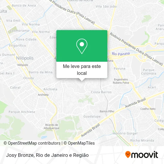 Josy Bronze mapa