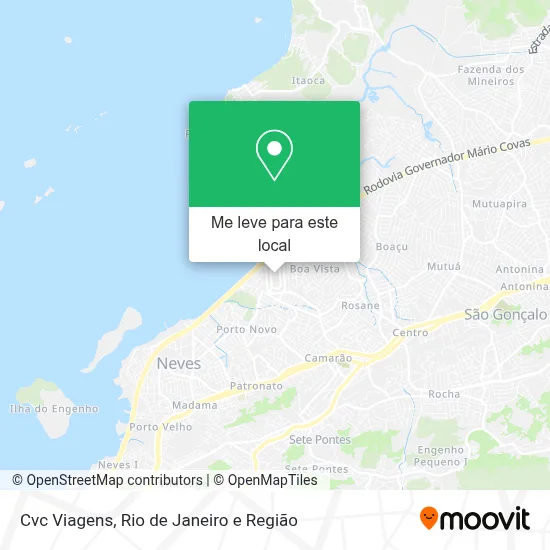 Cvc Viagens mapa