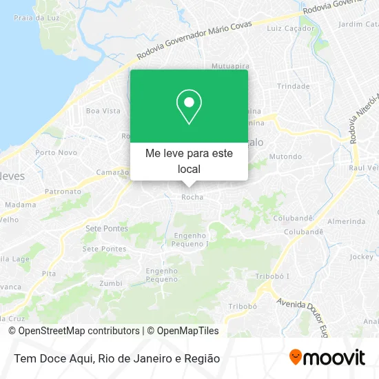 Tem Doce Aqui mapa