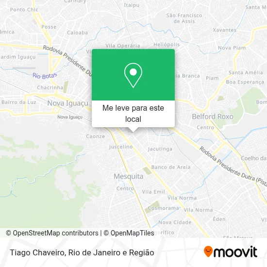 Tiago Chaveiro mapa