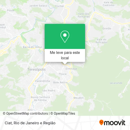 Ciat mapa