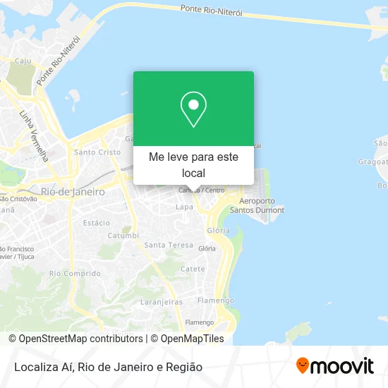 Localiza Aí mapa