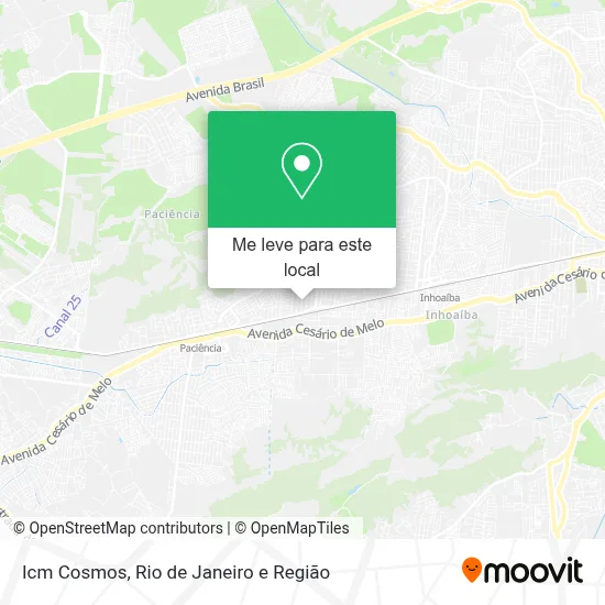 Icm Cosmos mapa