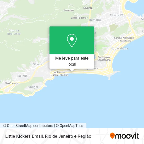 Little Kickers Brasil mapa
