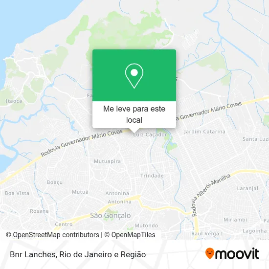 Bnr Lanches mapa
