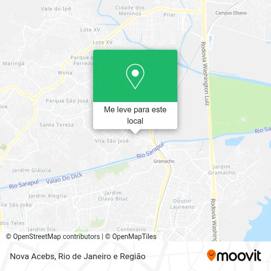 Nova Acebs mapa