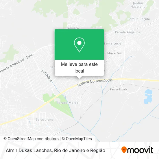Almir Dukas Lanches mapa