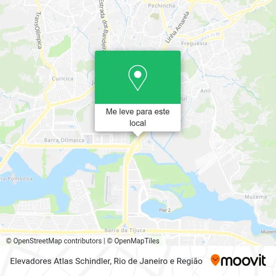 Elevadores Atlas Schindler mapa