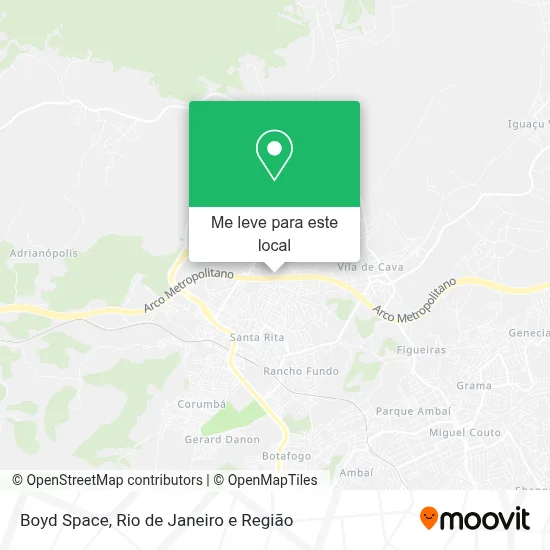 Boyd Space mapa