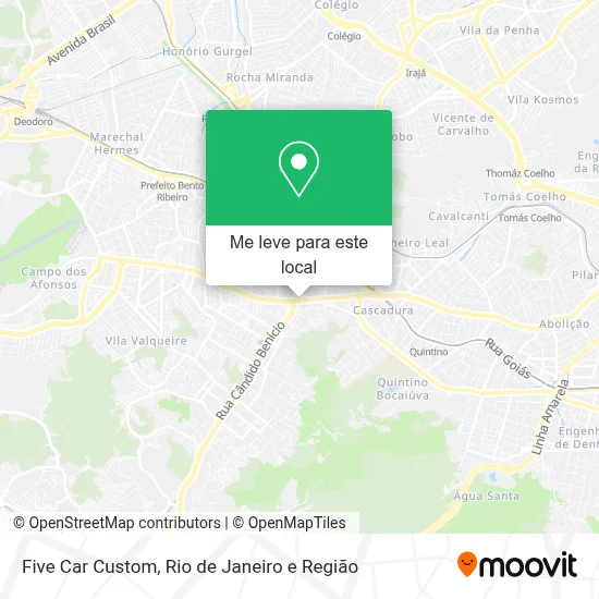 Five Car Custom mapa