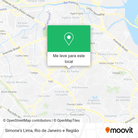 Simone's Lima mapa