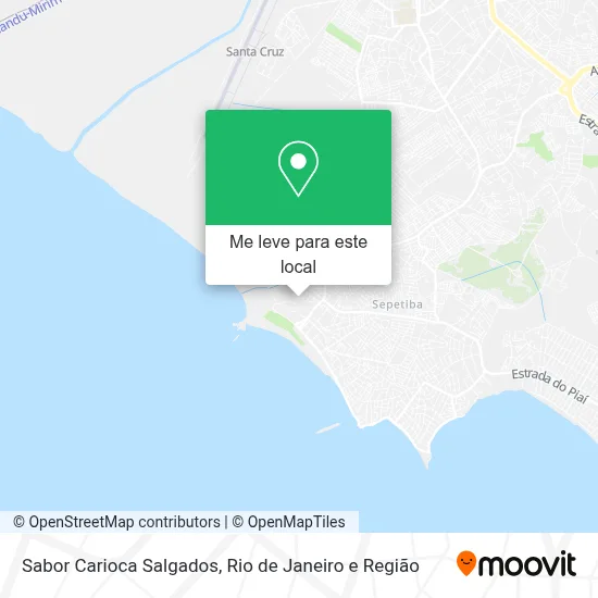 Sabor Carioca Salgados mapa