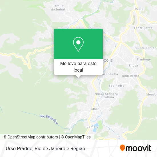 Urso Praddo mapa