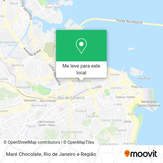 Maré Chocolate mapa