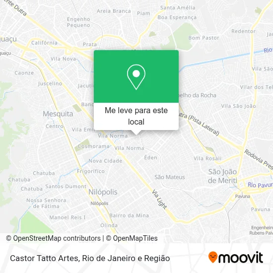 Castor Tatto Artes mapa