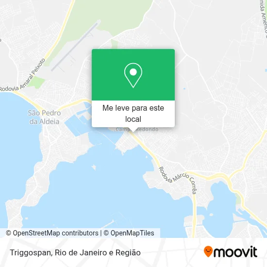 Triggospan mapa