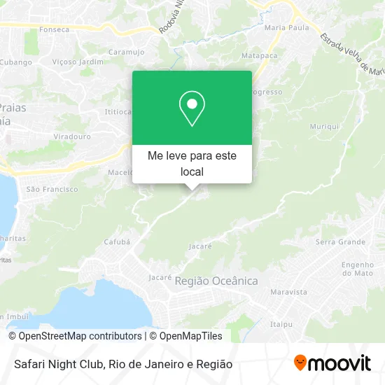 Safari Night Club mapa