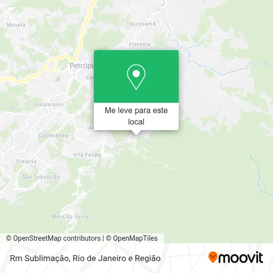 Rm Sublimação mapa