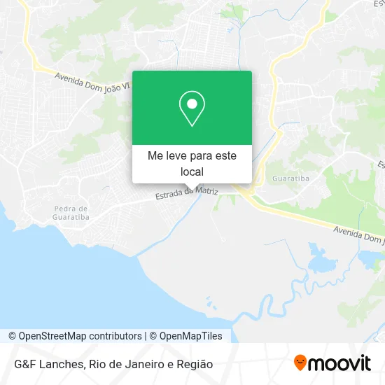 G&F Lanches mapa