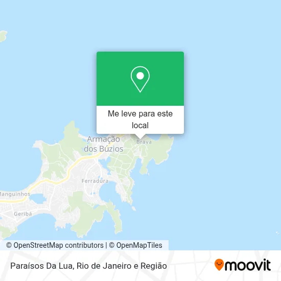 Paraísos Da Lua mapa
