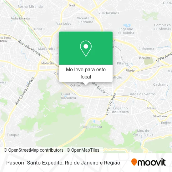 Pascom Santo Expedito mapa