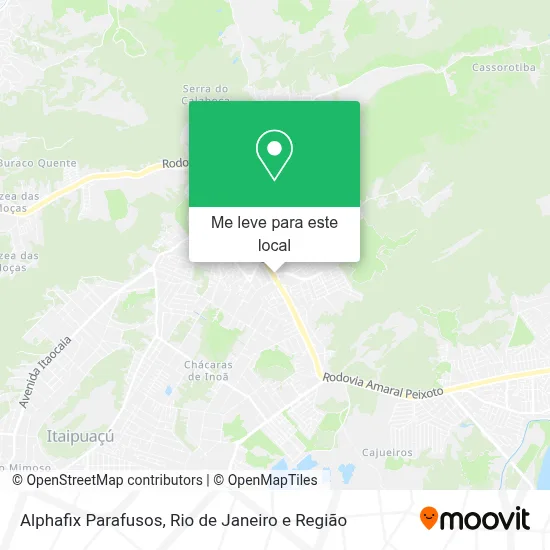 Alphafix Parafusos mapa