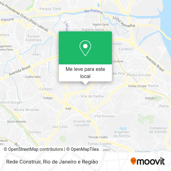 Rede Construir mapa