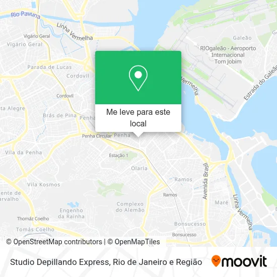 Studio Depillando Express mapa